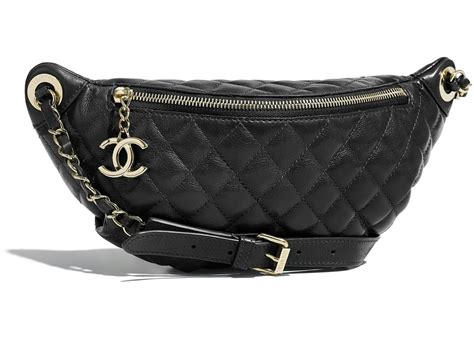 chanel waist bag quilted calfskin gold-tone|Chanel Waist Bag Quilted Calfskin Gold.